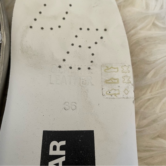 Golden Goose Superstar Sabot Sneaker Shearling Lined Black Silver Beige size 36 - Picture 13 of 16